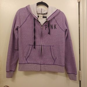 Victoria's Secret Pink zip-up Jacket (purple)